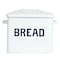Hello Honey® 13.5" White Chic Farmhouse Enameled Bread Box